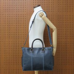 美品✨ フジタカ アルタ 2way レザートートバッグ スモール ネイビー