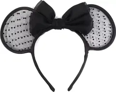 【中古】アクセサリー(非金属) ミニーマウス(ブラック/シースルー/水玉) カチューシャ 「ディズニー」 東京ディズニーリゾート限定