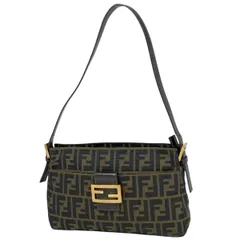 フェンディ FENDI ズッカ柄 ショルダーバッグ ハンドバッグ ワンショルダー ショルダーバッグ キャンバス ブラウン レディース 【中古】