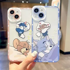 「非公式」【トムとジェリー】シリコン iPhone ケース 2種選択可※購入後取引メッセージに希望No.&機種名を入力（例：「No.1 iPhone 12希望」）