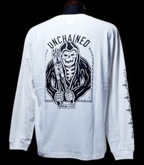 LURKING CLASS ラーキングクラス ロングスリーブTシャツ (UNCHAINED) by sketchy tank カラー：ホワイト 6,380円(内税)