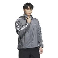 adidas(アディダス) M ESS+ 3ST ウーブンジャケット グレーフォー . [グレー] [O]