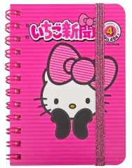 【中古】ノート・メモ帳 【シークレット】 ハローキティ(ブラック手袋) 「サンリオキャラクターズ A7メモ いちご新聞」