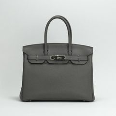 エルメス HERMES バーキン30 バーキン 30 バッグ トートバッグ トゴ エタン グレー シルバー金具