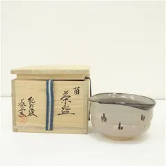 【茶道具】二代 寒川栖豊 紀州焼 葵窯 茶碗　数印尽 茶道具】二代 寒川栖豊 紀州焼 葵窯 茶碗 数印尽