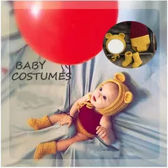赤ちゃん 寝相アート ハロウィン 年賀状 ニューボーンフォト 衣装 コスプレ