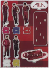 【中古】アクリルスタンド・アクリルパネル [単品] M!LK プレミアム全員集合アクリルスタンド 「CD Kiss Plan」 オフィシャルファンクラブ PREMIUM MILK会員限定セット同梱特典