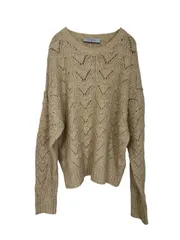 【一点物】】URBAN RESEARCH LAB アーバンリサーチ ラボ ニット 長袖 ベージュ レディース フリーサイズ G3