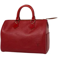 ルイ・ヴィトン Louis Vuitton スピーディ 25 手提げ ミニボストンバッグ 通勤鞄 ハンドバッグ エピ カスティリアンレッド M43017 レディース 【中古】