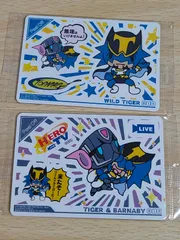 aca104  TIGER&BUNNY タイガー&バニー タイバニ ウエハース カード タイバニ ワイルドタイガー カード 814 819