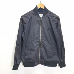 (^w^)b coen コーエン ブルゾン ジャケット フライトジャケット MA-1 ブラック メンズ L ジップアップのサムネイル