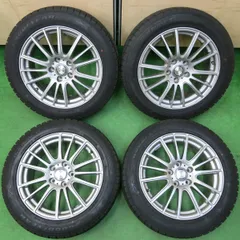 美品　RAVRION LUMIERE アルミホイール 16×6.5J GOOD YEAR ICE NAVI7 215/65R16 スタッドレスタイヤ　バリ山21年物４本セット