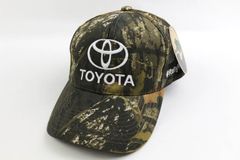 トヨタ キャップ 未使用 MOSSY OAK ポートオーソリティ カモ 迷彩 ロゴ 企業 帽子 ブランド メンズ カーキ TOYOTA 【中古】