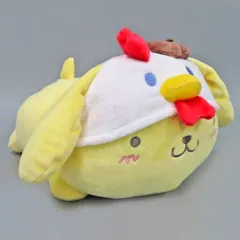 【中古】ぬいぐるみ 3.ポムポムプリン ぬいぐるみ 「サンリオ当りくじ からあげクン×サンリオキャラクターズ当りくじ」