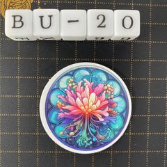 방수 스티커 산호 해양 생물 스테인드 글라스 풍 BU-20