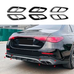 【送料無料】ベンツEクラス W214 E260/E300用 AMG風 四本出しマフラーカバー 外装リアガーニッシュCYB105人気注目