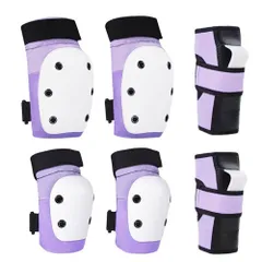 新品 プロテクター キッズ 子供用と大人用 自転車 スケートボード ローラースケート バイク プロテクター キッズプロテクター 6点セット 手首/肘/膝ガード 保護 収納袋付きプ (L175CM～（MENS）)