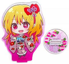[Used] Acrylic Stand・Acrylic Panel: Hoshino Rumii (Ruby) Mini Character Glitter Acrylic Stand(Movie Village version/Japanese clothing) "[Oshi no Ko] x Toei Uzumasa Movie Village Collaboration: Aim for the brightest star at the movie village! In this entertainment world, the number of people you can attract is your weapon!"