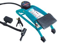 新品 エマーソン(Emerson) NEWRAYTON(ニューレイトン) 空気入れ フットポンプ 踏みマッチョ ブルー シングルポンプ 最高圧力500kPa 新SG規格適合品 CY-001BL