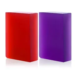 【正規販売店】 【ピーリング石鹸 上級者セット】 ピールソープ 赤 AHA1.5％ 100g ティートゥリー + DeAU ピールソープブライト 紫 100g AHA3.5％ 新品未使用 メール便のサムネイル