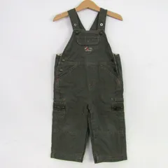ギャップ オーバーオール ツナギ コットン100% ブランド ベビー 男の子用 18-24monthサイズ カーキ GAP 【中古】