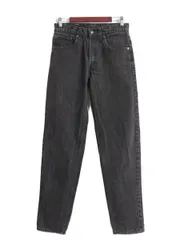 【お得なクーポン配布中!】 90s USA製 リーバイス 550 リラックス フィット テーパード ブラック デニム パンツ メンズ 31 32 / Levis オールド ジーパン ジーンズ 黒