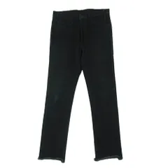 UNUSED アンユーズド UW0527 カットオフ スリム デニム パンツ 日本製 ブラック系 1【中古】のサムネイル