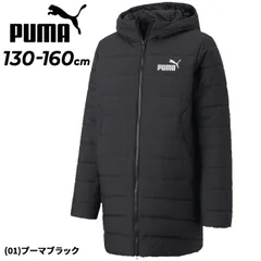 送料無料 プーマ キッズ ジュニア 中綿コート 130-160cm 子供服 PUMA ESS パデッドコート スポーツウェア フード付き 防寒 アウター 保温 はっ水 防風 子ども こども 女の子 男の子 ブランド キッズウエア/672677