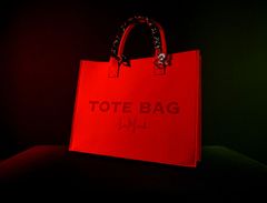 トートバッグ　LA MINAH TOTE BAG　Lサイズ　レッド