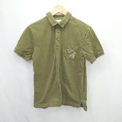◇ ⊂ Arnold Palmer アーノルド パーマー 綿100% 半袖 ポロシャツ サイズ3 カーキ メンズ E  【1506230019533】
