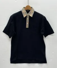 ※送料無料※ BURBERRY GOLF バーバリー ゴルフ ノバチェック 半袖 ポロシャツ 三陽商会 サイズM 囗G■