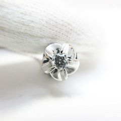 Pt刻印あり タイタックピン 1Pダイヤ 0.14ct 重量1.47g ネクタイピン ビジネス メンズ アクセサリー E100MF