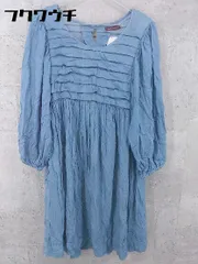 ◇ URBAN RESEARCH アーバンリサーチ 長袖 ロング ワンピース サイズFree ブルー レディース 【中古】 【1002798769502】