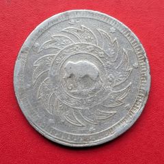 (稀少な状態) 英国領インド　ヴィクトリア女王　1/4ルピー銀貨　1862 稀少な状態) 英国領インド ヴィクトリア女王 1/4ルピー銀貨 1862