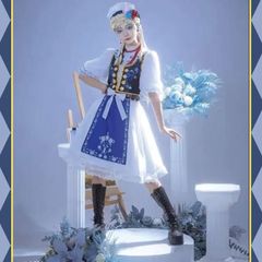 新品未使用 第五人格 コスプレ衣装 調香師「鳩のようなユディット」 豪華9点フルセット ハイクオリティ 高級デザイン レディース用 仮装 撮影会 舞台衣装 イベント用 推し活 ハロウィン プレゼントにも最適
