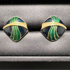 【24時間以内発送】美品✨　C'EST BIEN セビアン　イヤリング　グリーン