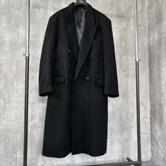 【訳あり極美品】バーバリー チェスターコート カシミヤ 黒 M ロング 肌触り◎ ウールカシミヤリバー チェスターコート｜トゥモローランド 公式通販