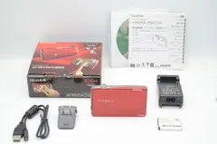 美品 FUJIFILM フジフィルム FinePix Z900EXR コンパクトデジタルカメラ レッド 元箱付 250902fのサムネイル