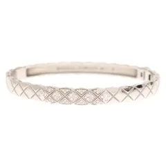 CHANEL (シャネル) K18WG Au750 ダイヤ ココクラッシュ ブレスレット Lサイズ J11162 ホワイトゴールドのサムネイル