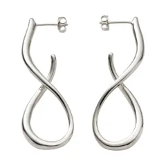 【シルバー×ピアス】[Cream dot. クリームドット公式] ピアス レディース  金属アレルギー ニッケルフリー 大ぶり ニュアンス クロス 変形 立体 ヴィンテージ調 艶消し マット 大人 