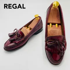 【美品】REGAL(リーガル) 26cm 色バーガンディ 即決 使用少ない REGAL リーガル 53AR メンズ 24cm 本革 レザー