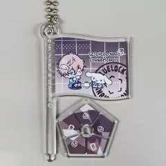 【中古】雑貨 凪誠士郎＆シナモロール 「ブルーロック×サンリオキャラクターズ フラッグ型アクリルスタンドキーホルダー」 ローソン・Loppi・HMV＆BOOKS online限定