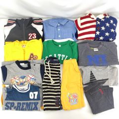 05wm03439 【子供服 男の子まとめ】 長袖シャツ 半袖Tシャツ 半ズボン 等 NIKE アンパンマン 他 80-95サイズ 【中古品】