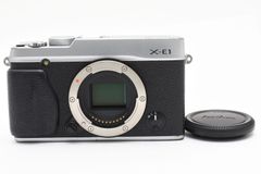 ★美品★フジフイルム FUJIFILM X-E1 ボディ シルバー★ LL3380#3529