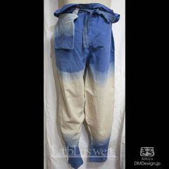 （F）手染め一点もの「あのズボン(ブルー)」(2-025)／LarpLus wear