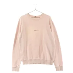 SAINT LAURENT PARIS (サンローランパリ) 18SS ロゴプリントヴィンテージ加工スウェットトレーナー オフホワイト 498282のサムネイル