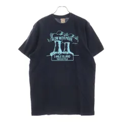 Abercrombie&Fitch (アバクロンビーアンドフィッチ) GLOW WITH PRIDE グロウ ウィズ プライド プリント クルーネック コットン 半袖Tシャツ カットソー ネイビー