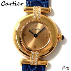 【仕上済/OH済】カルティエ マストコリゼ ラグダイヤ 極美品 レディース ヴィンテージ Cartier 時計 腕時計 中古【送料無料】