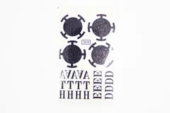 【1～3日以内に発送！】コスプレアイテム タトゥーシール 模様 ペイント シール 【 ONE PIECE トラファルガー・ロー 手部分 】