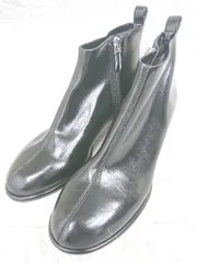 ■ ⊇ green label relaxing グリーンレーベル UNITED ARROWS ショート ブーツ サイズM ブラック レディース P  【1409090041730】